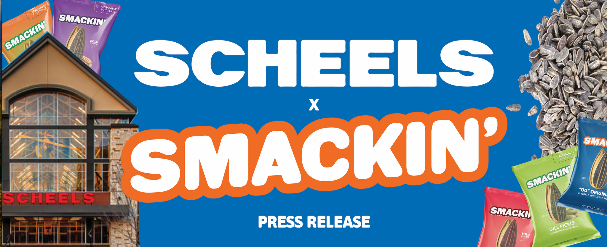 SMACKIN’ Sunflower Seeds Now Available Nationwide at Scheels