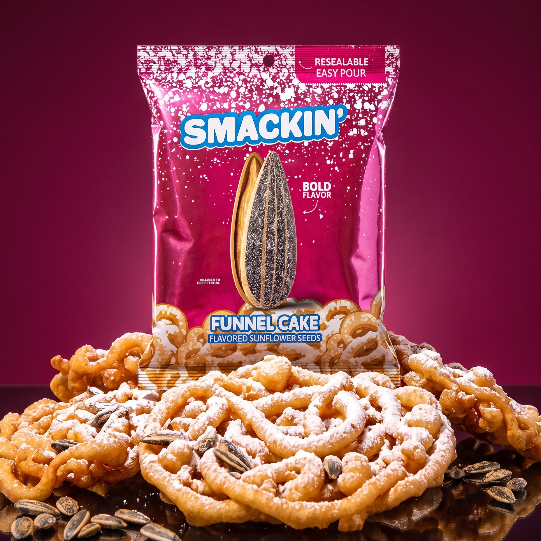 SMACKIN' Variety Pack 6 Free Funnel Cake Bags product image