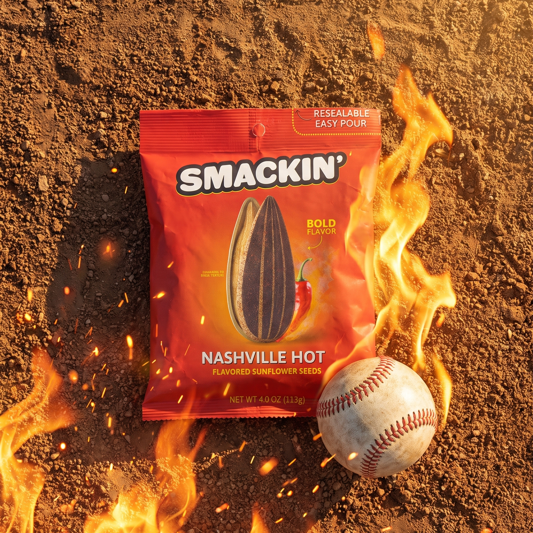 SMACKIN' Variety Pack 6 Free Nashville Hot Bags product image