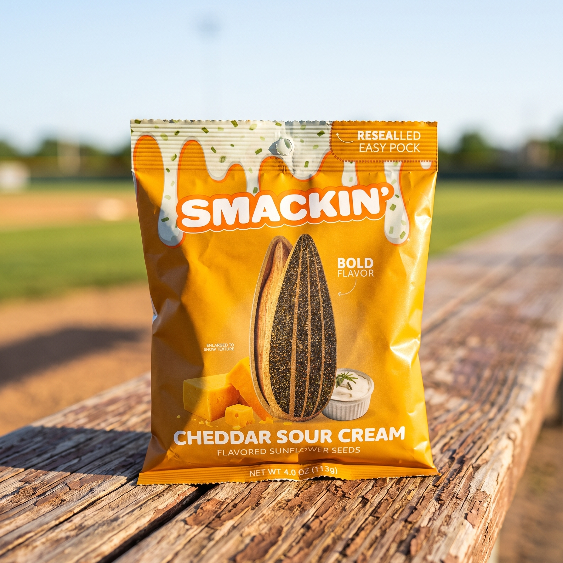 SMACKIN' 2 FREE Cheddar Sour Cream Bags 12 Bag Variety Pack product image