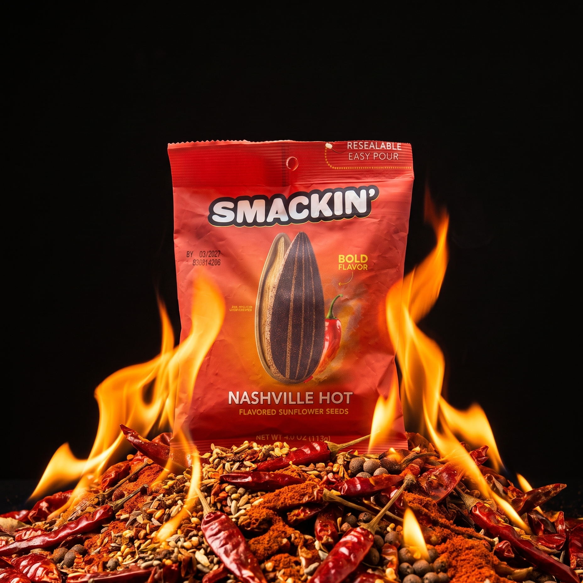 SMACKIN' Variety Pack 6 Free Nashville Hot Bags product image