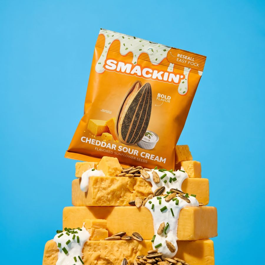SMACKIN' 2 FREE Cheddar Sour Cream Bags 12 Bag Variety Pack product image