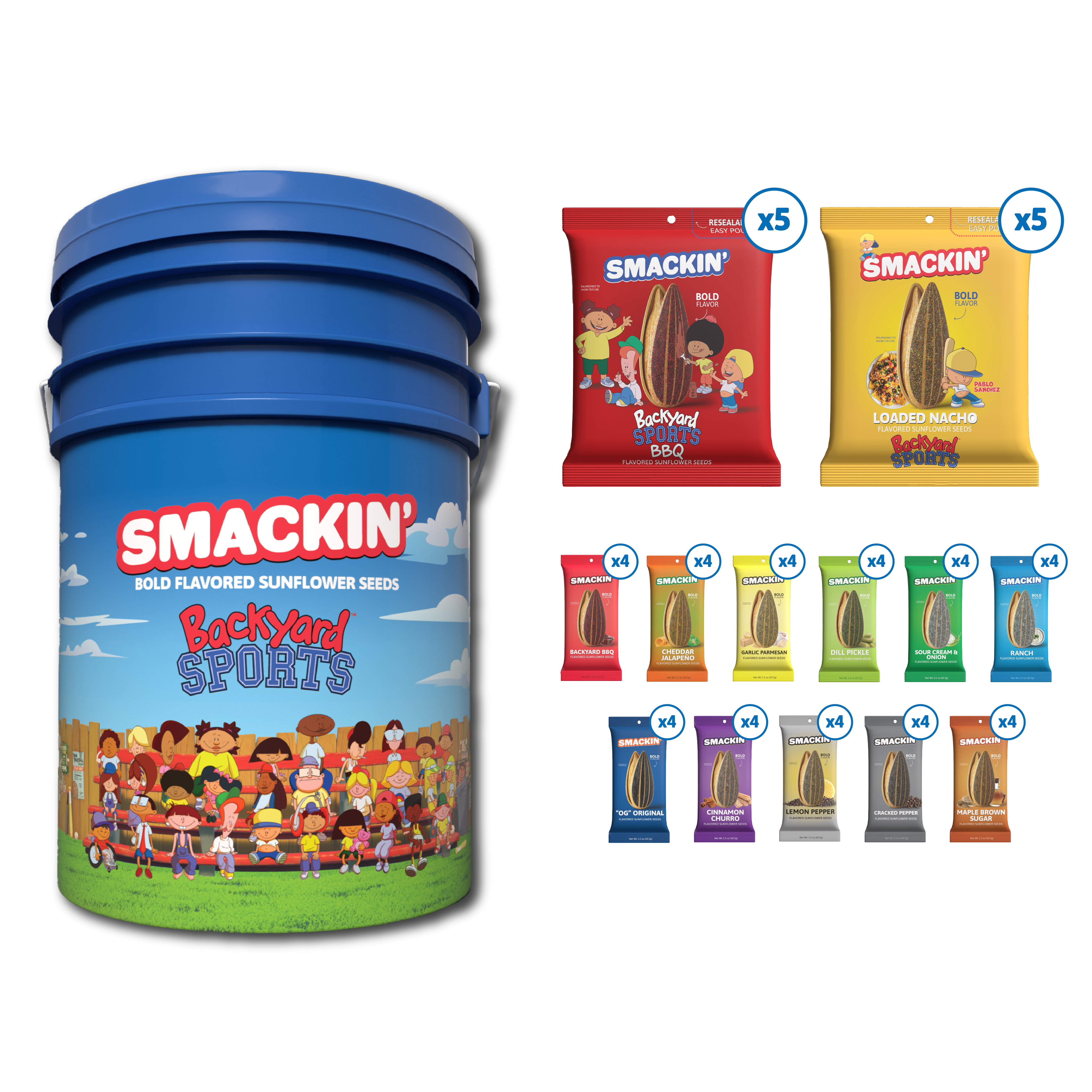 SMACKIN' x BACKYARD SPORTS BUCKET
