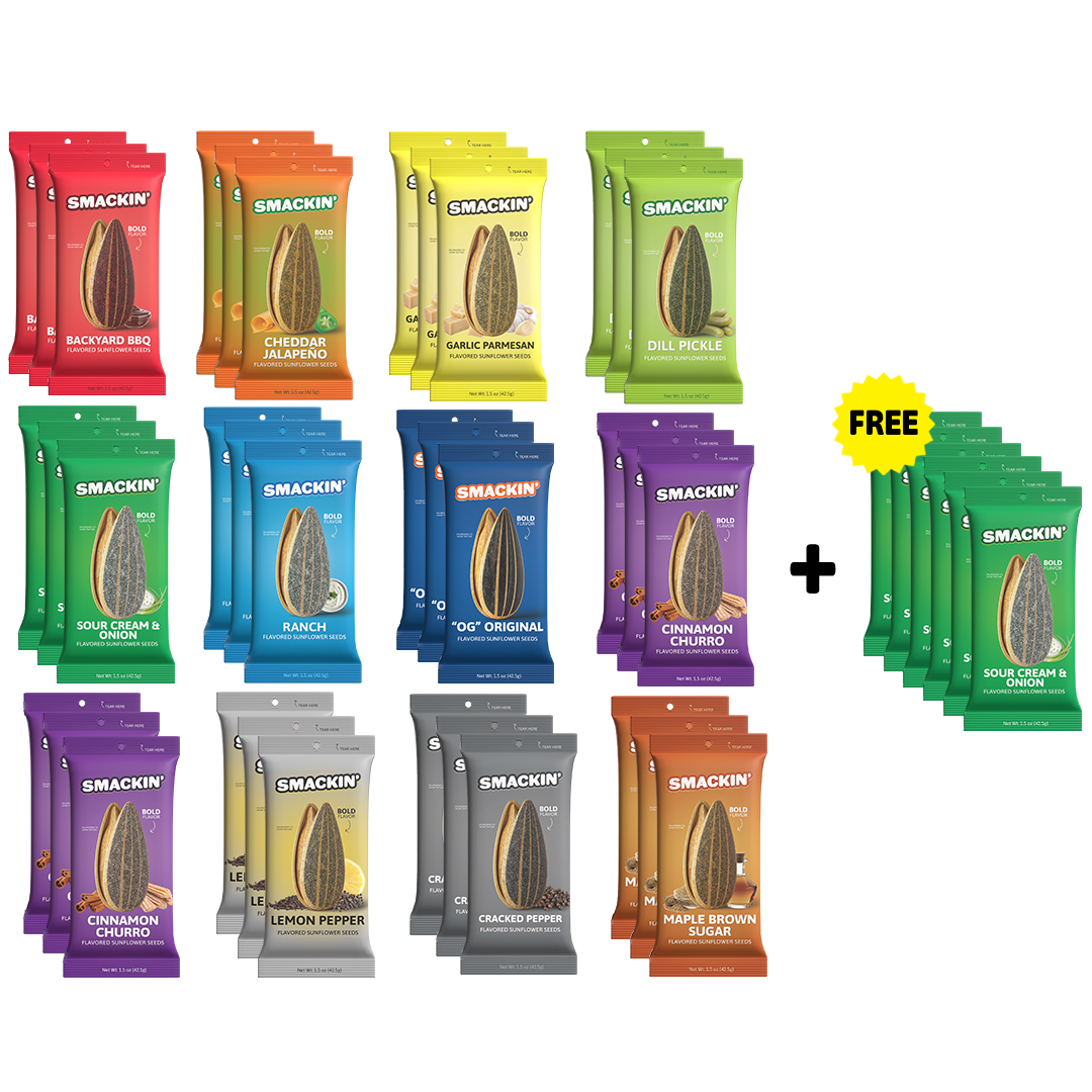 36 Bag Variety Pack + 6 FREE Bags of Sour Cream and Onion