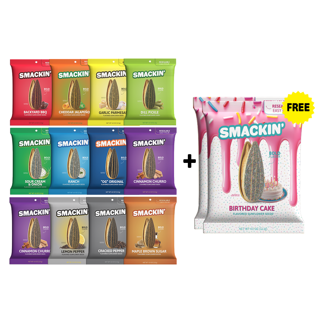 2 FREE Birthday Cake Bags + 12 Bag Variety Pack