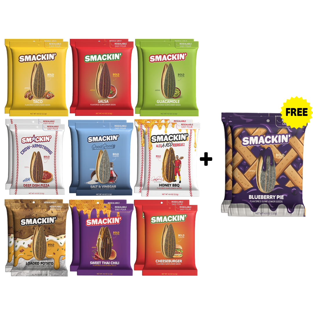 2 FREE BLUEBERRY PIE BAGS + LIMITED EDITION VARIETY PACK
