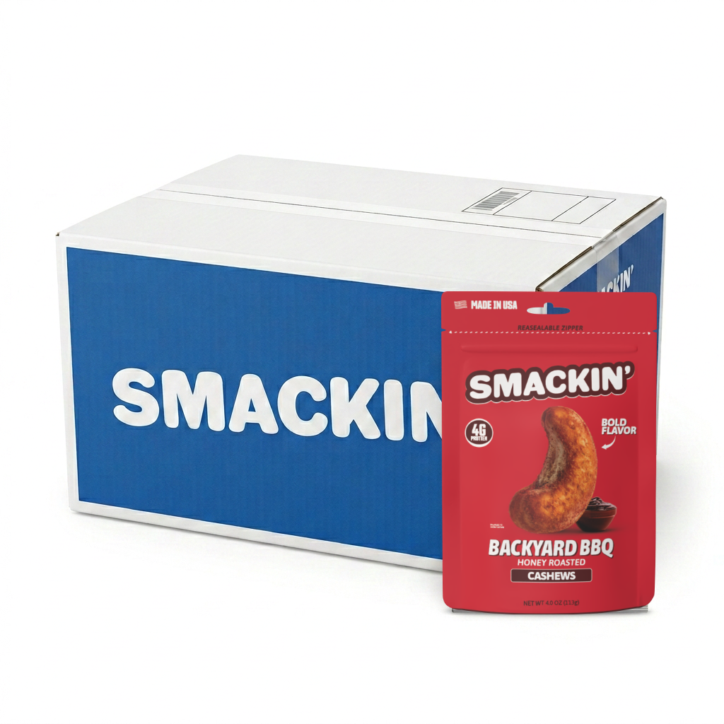 SMACKIN' Backyard BBQ Cashews mastercase product image