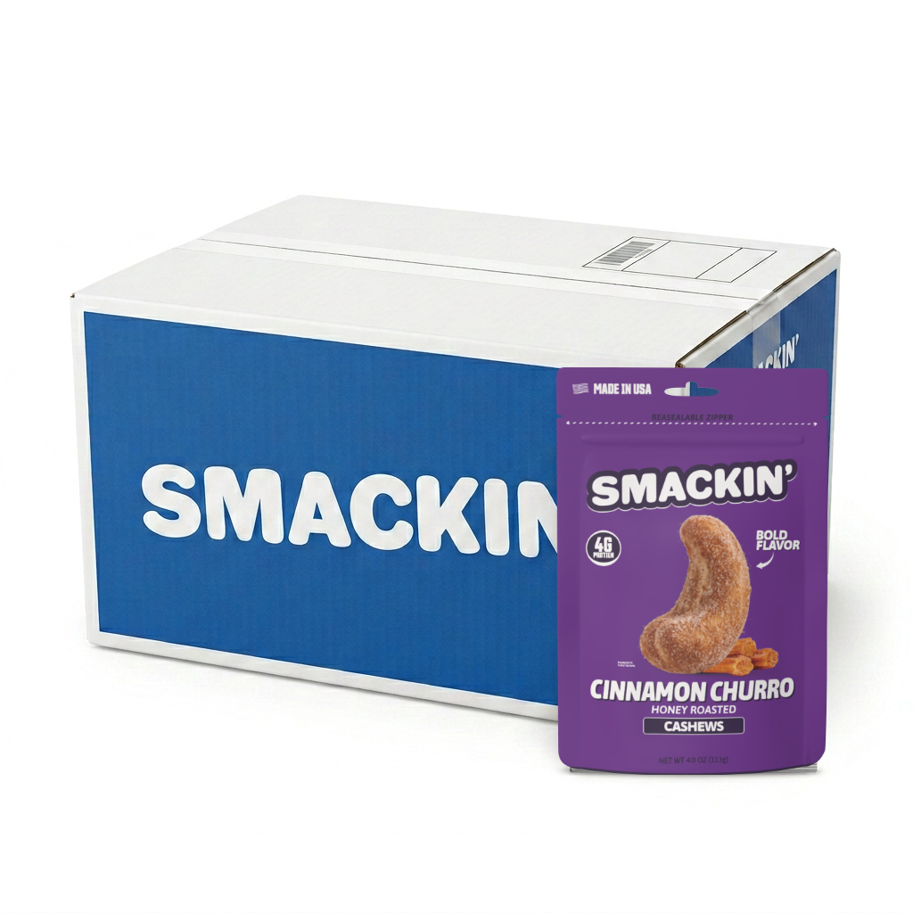 SMACKIN' Cinnamon Churro Cashews mastercase product image