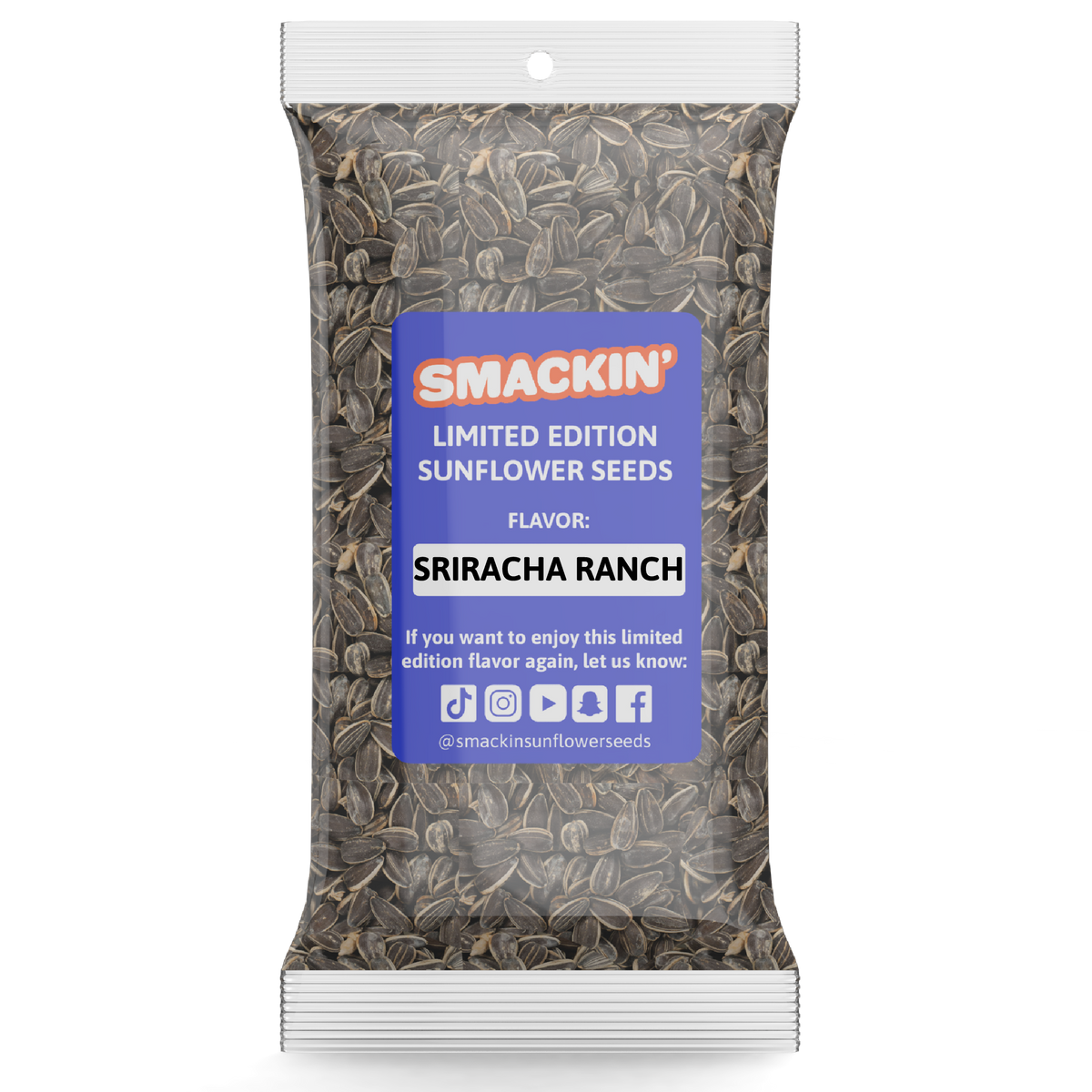 SRIRACHA RANCH SMACKIN' Sunflower Seeds