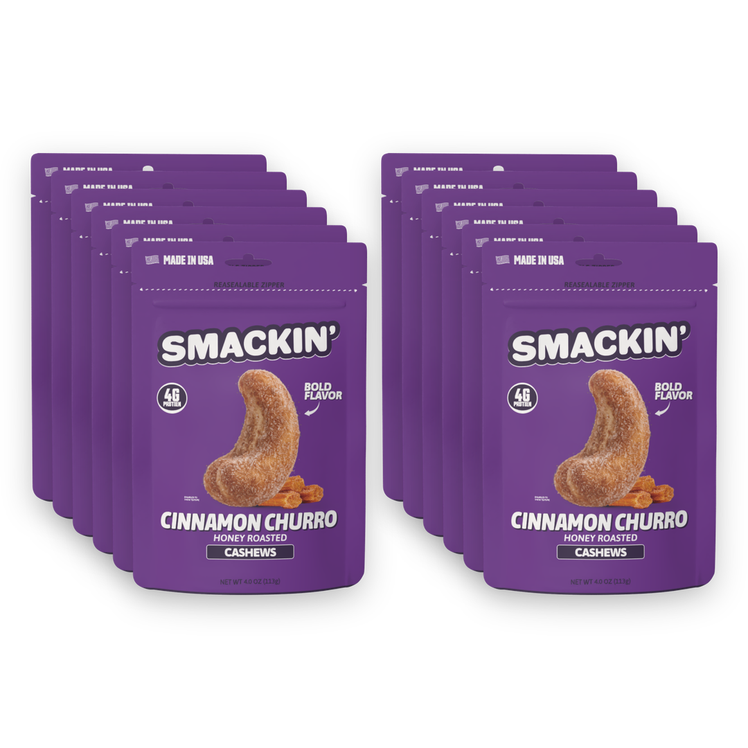 SMACKIN' Cinnamon Churro Cashews bag product image