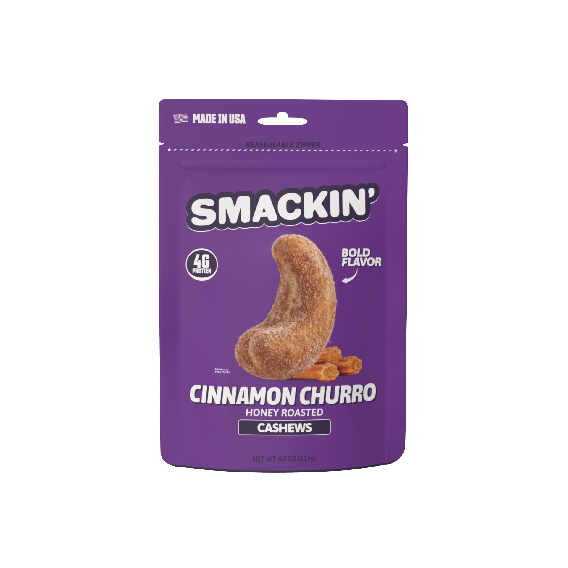 SMACKIN' Cinnamon Churro Cashews mastercase product image