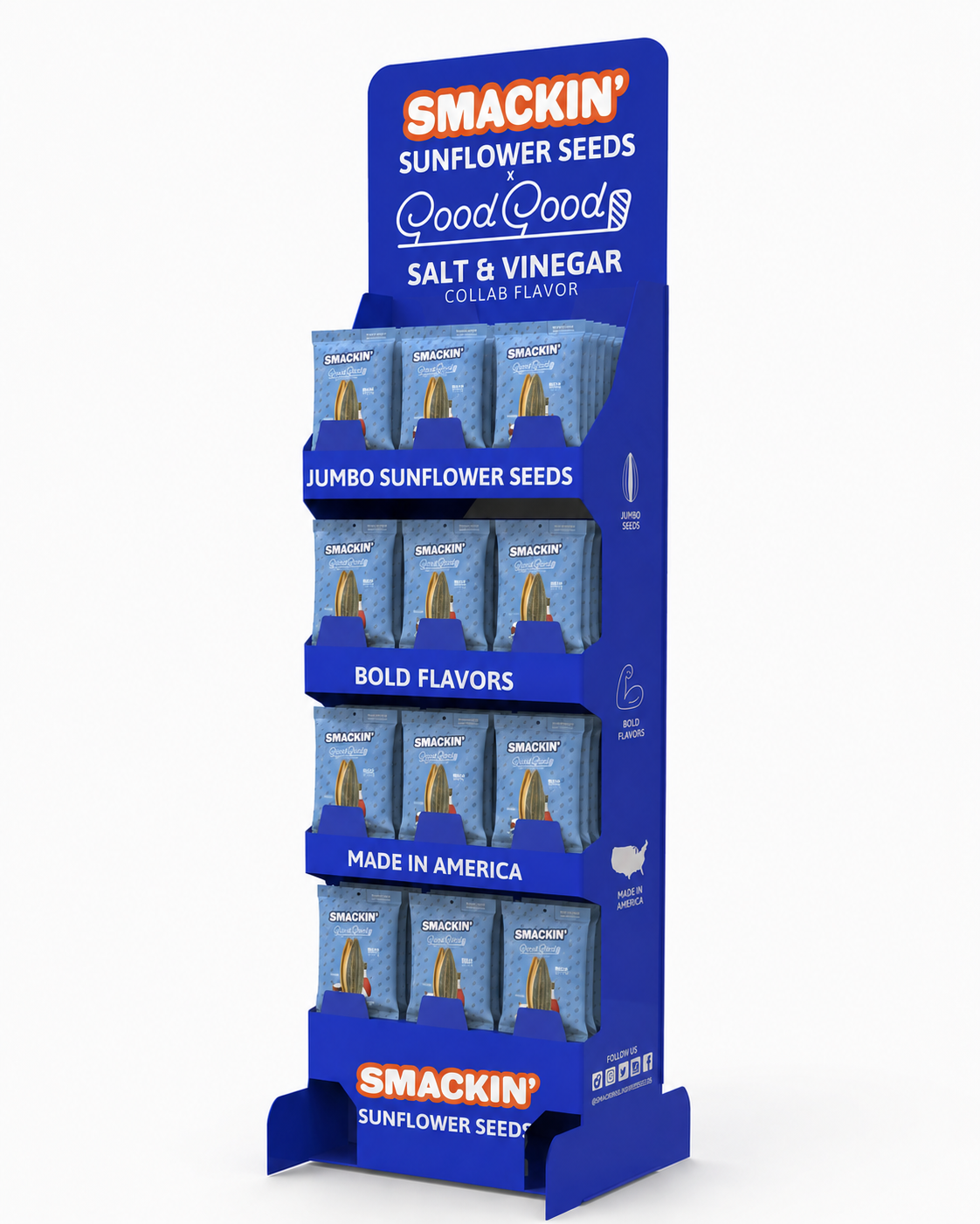 GOOD GOOD Salt & Vinegar Display Shipper