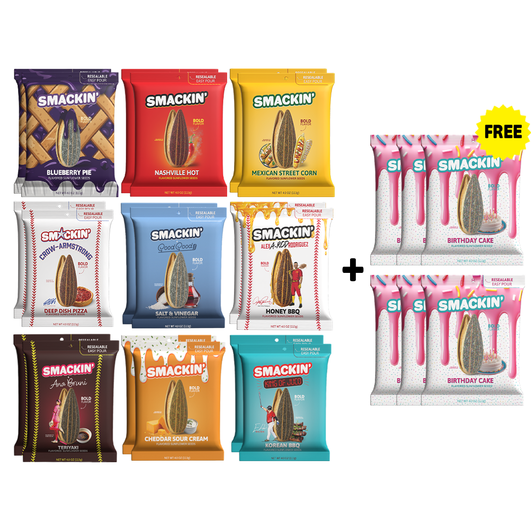 LIMITED EDITION VARIETY PACK + 6 FREE BIRTHDAY CAKE BAGS