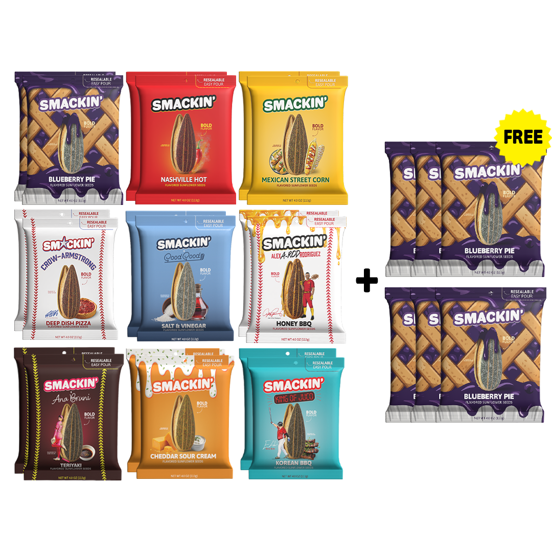 LIMITED EDITION VARIETY PACK + 6 FREE BLUEBERRY PIE BAGS