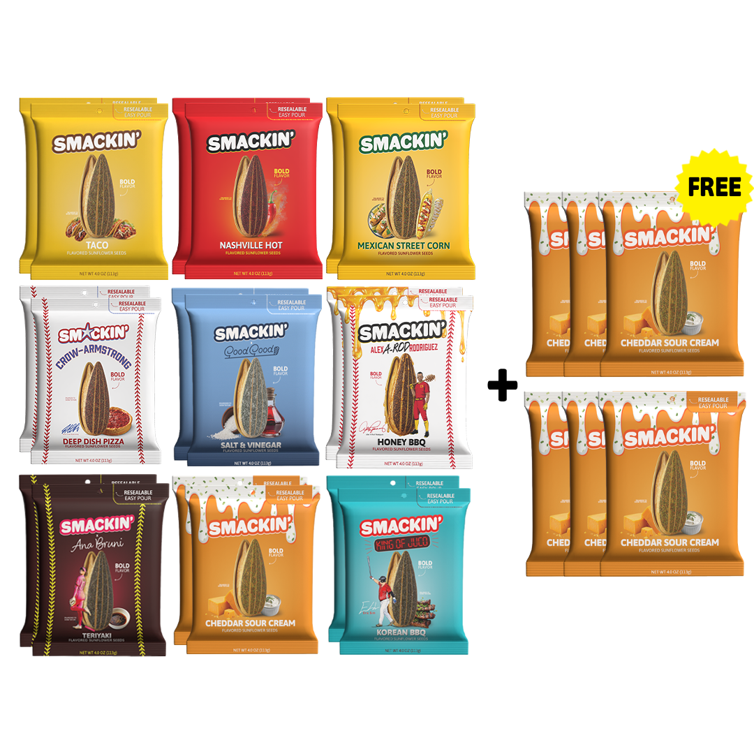 LIMITED EDITION VARIETY PACK + 6 FREE CHEDDAR SOUR CREAM BAGS