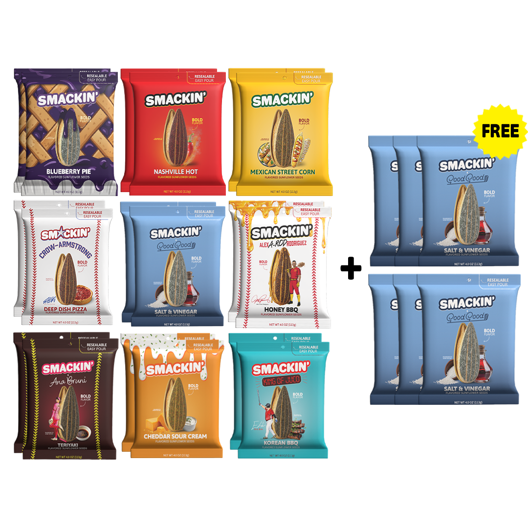 6 FREE SALT & VINEGAR BAGS + ULTIMATE VARIETY PACK