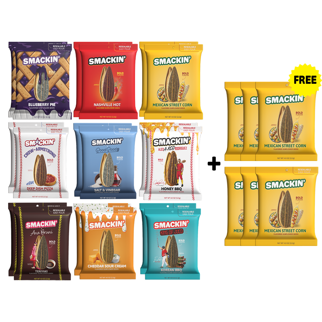 LIMITED EDITION VARIETY PACK + 6 FREE MEXICAN STREET CORN BAGS