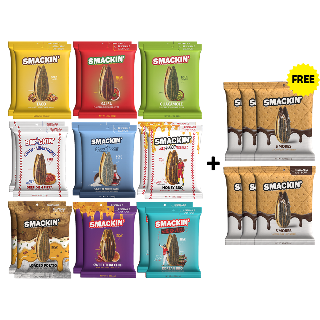 LIMITED EDITION VARIETY PACK + 6 FREE S'MORES BAGS