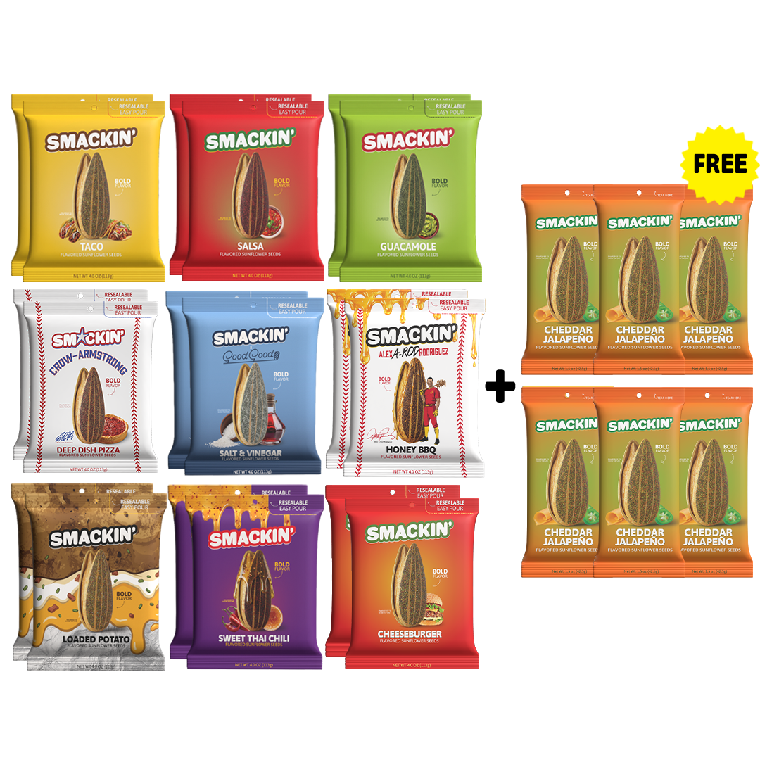 LIMITED EDITION VARIETY PACK + 6 FREE CHEDDAR JALAPEÑO Bags