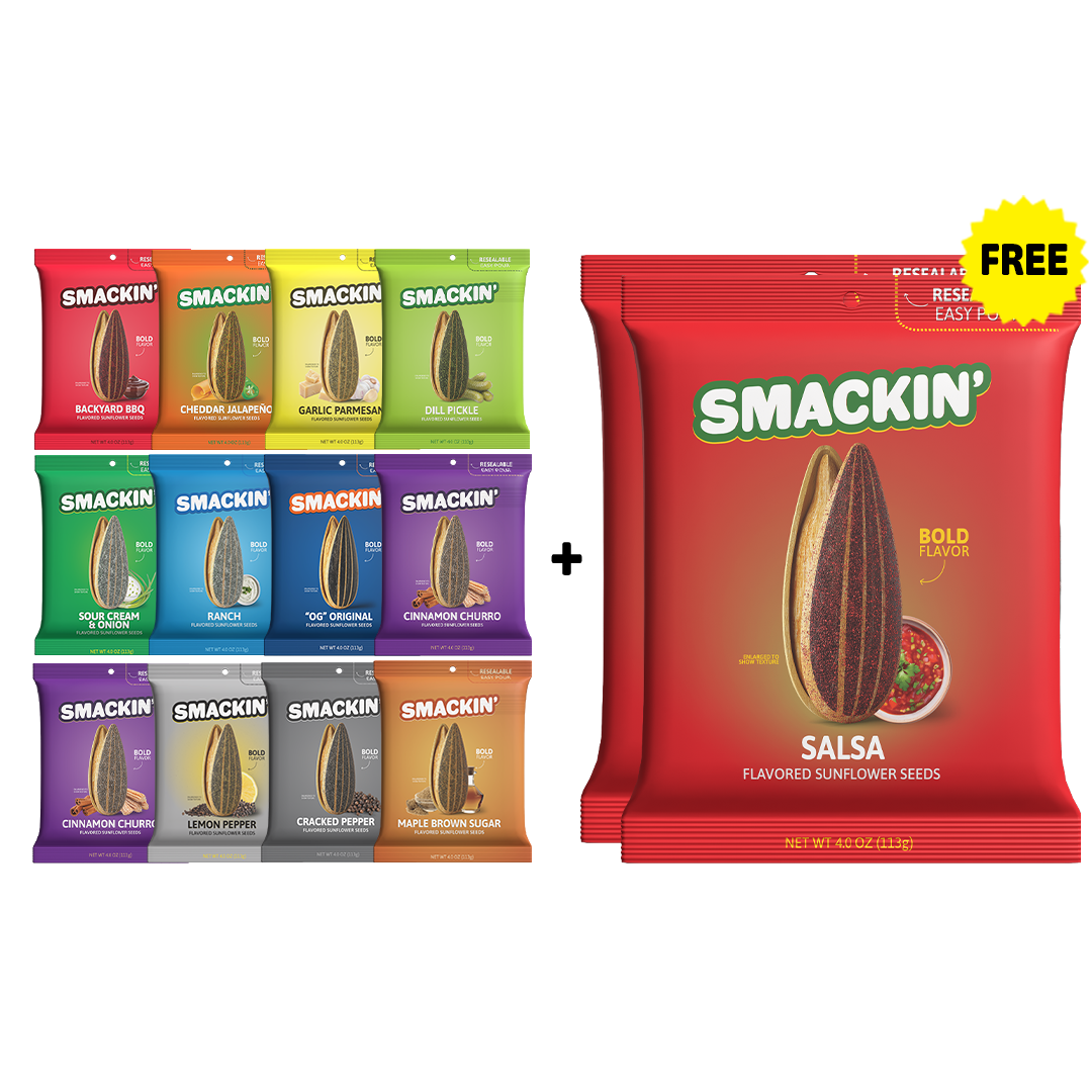 2 FREE SALSA Bags + 12 Bag Variety Pack