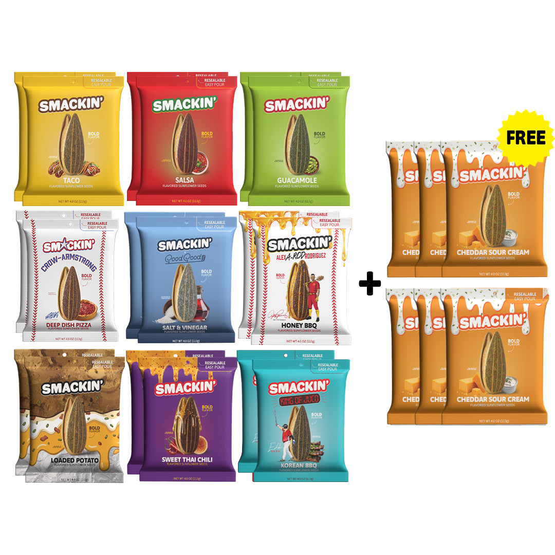 LIMITED EDITION VARIETY PACK + 6 FREE CHEDDAR SOUR CREAM BAGS