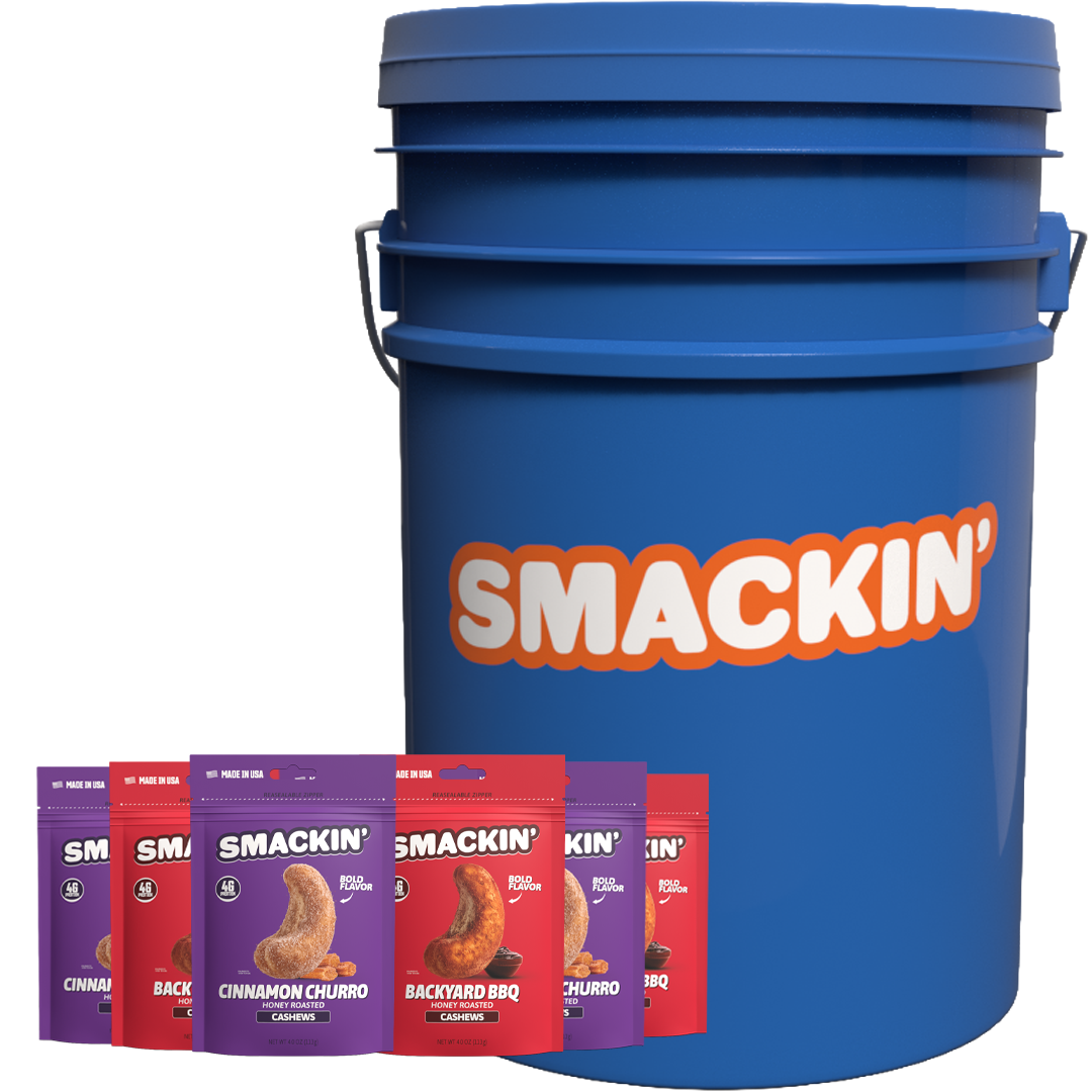 SMACKIN' Variety Pack Cashews wholesale case product image