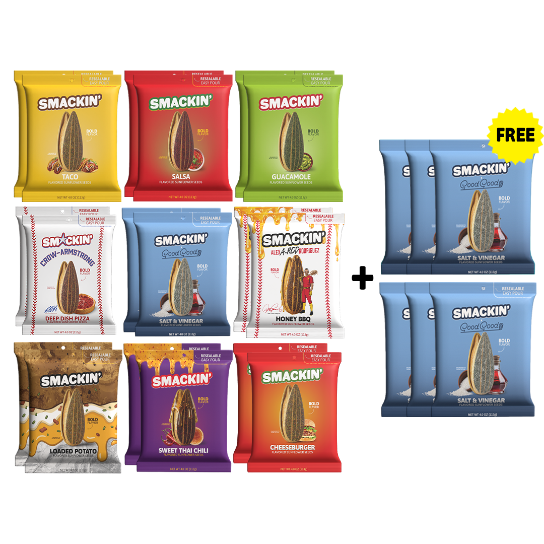 6 FREE SALT & VINEGAR BAGS + LIMITED EDITION VARIETY PACK