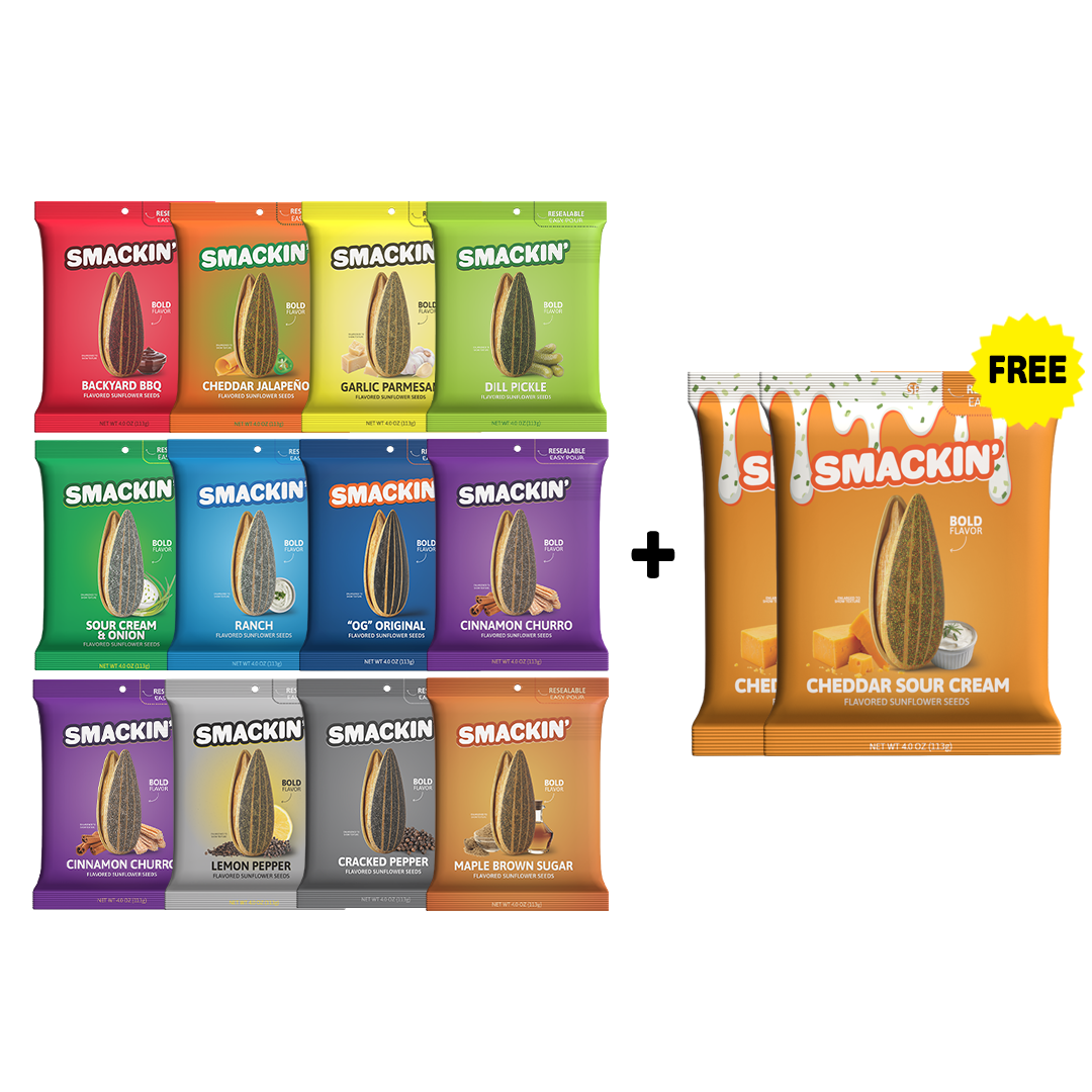 2 FREE Cheddar Sour Cream Bags + 12 Bag Variety Pack