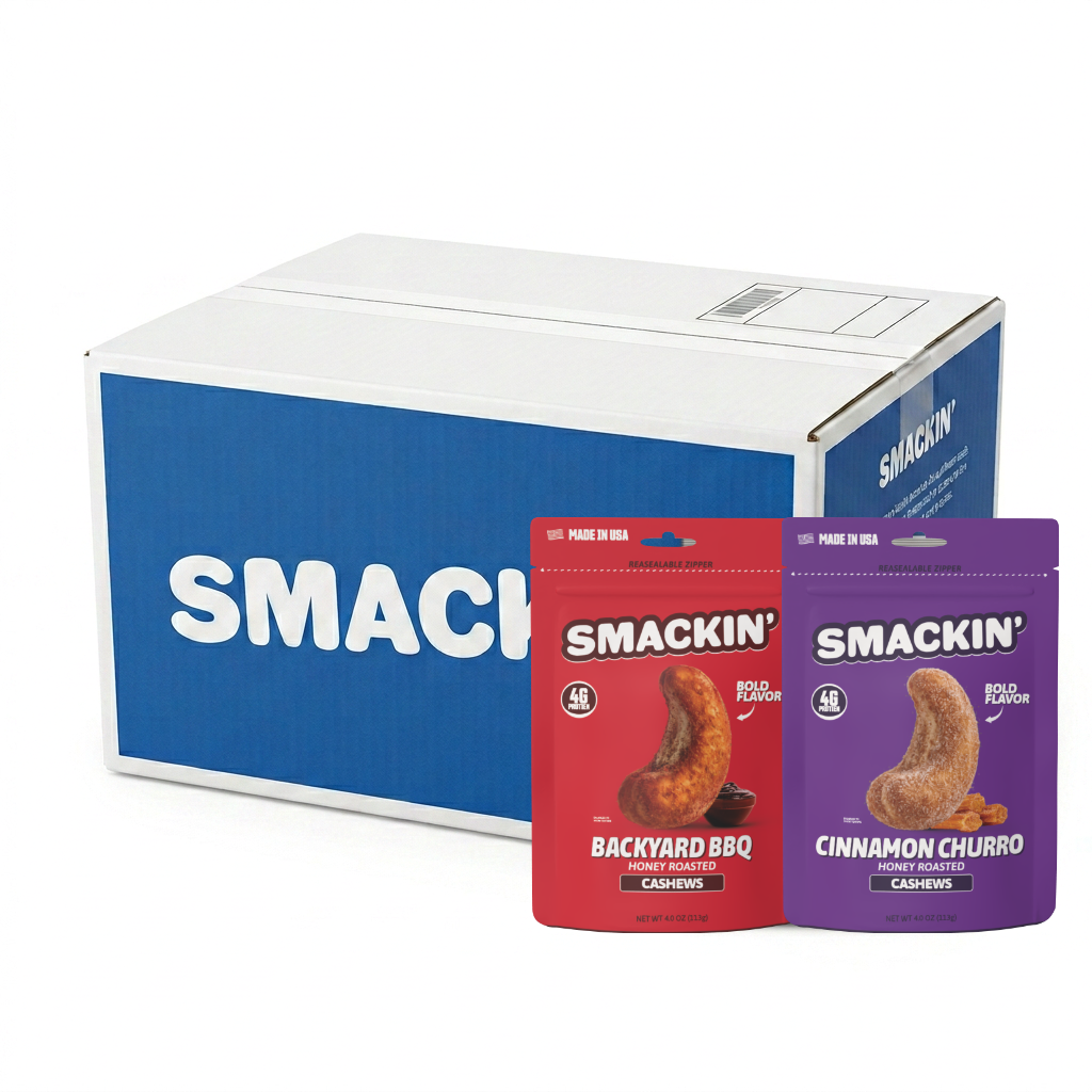 SMACKIN' Variety Pack Cashews mastercase product image