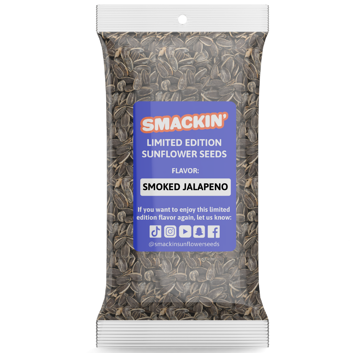 SMOKED JALAPEÑO SMACKIN' Sunflower Seeds