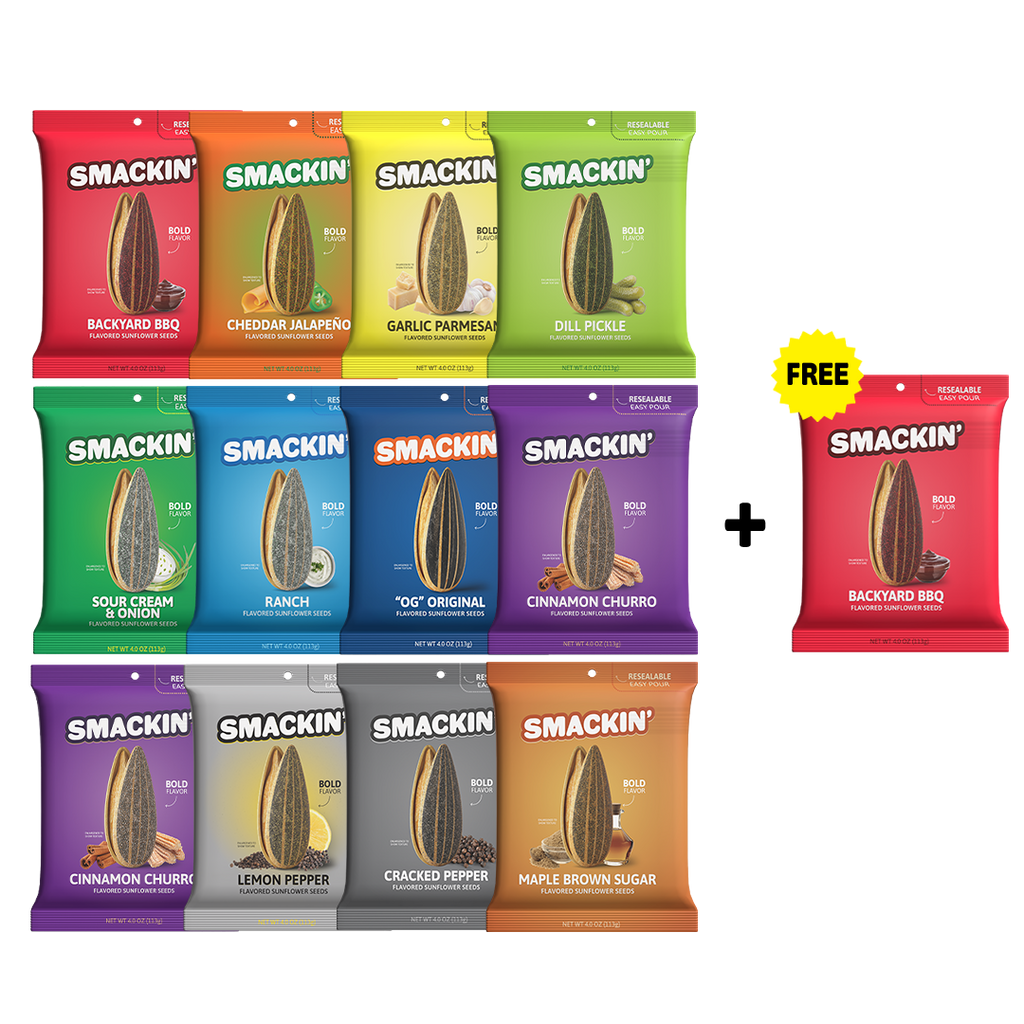 12 Bag Variety Pack + 1 FREE Large Backyard BBQ Bag
